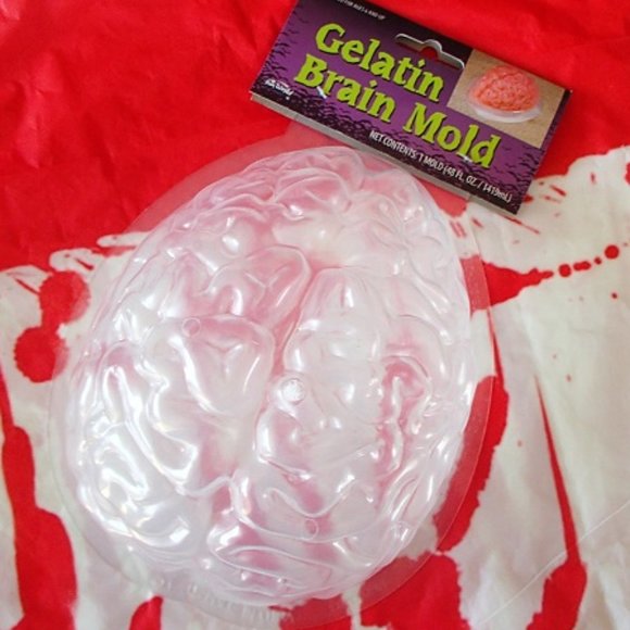 COPY - Brains Jello Mold ZOMBIE Frankenstein Halloween Horror Prop NWT Clearanc… - Picture 3 of 13